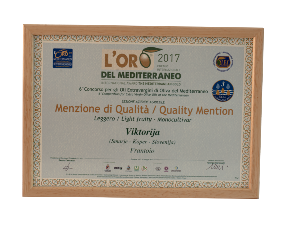L'oro del mediterraneo 2017