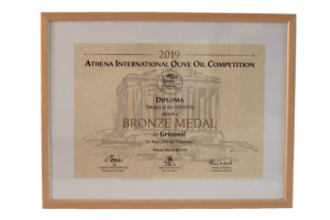 Athena International Olive Oil Competition - Bronze Medal 2019