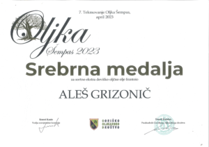 Oljka Sempas Srebrna Medalja 2023